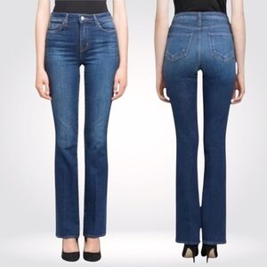 L’Agence Oriana High Rise Straight Leg Jeans Blue/Knox Womens Size 26